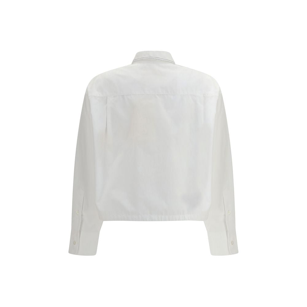 Marni White Cotton Shortsleeve Shirt