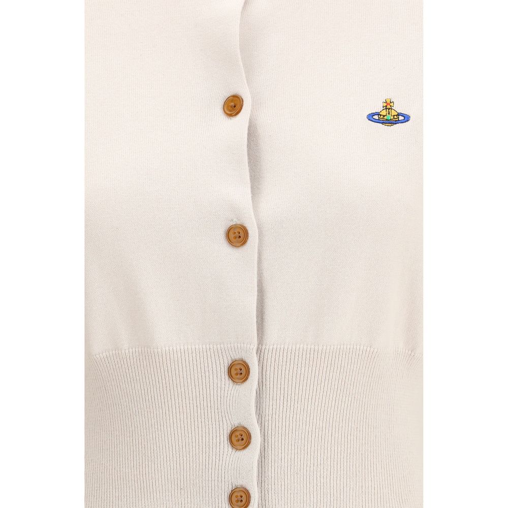 Vivienne Westwood White Cotton Cardigan