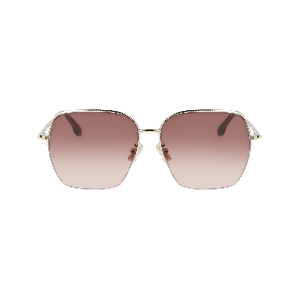 Victoria Beckham Gold Metal Sunglasses