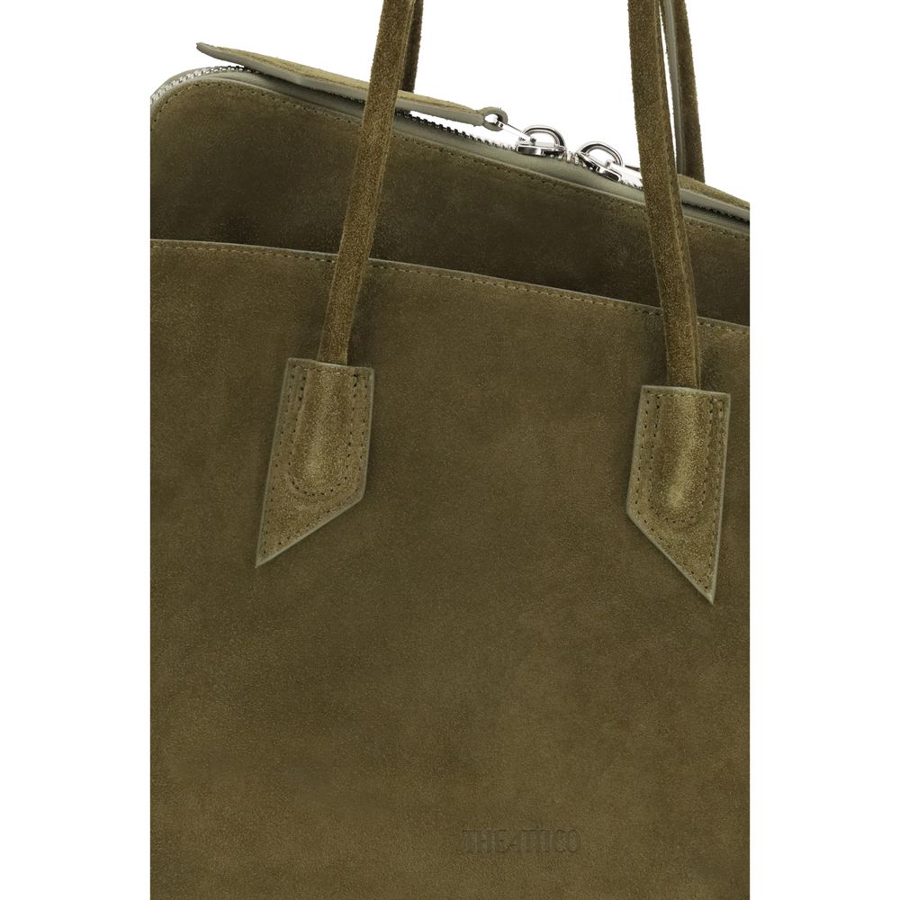 The Attico Bicolor Calf Leather Bos Taurus Shoulder Bag