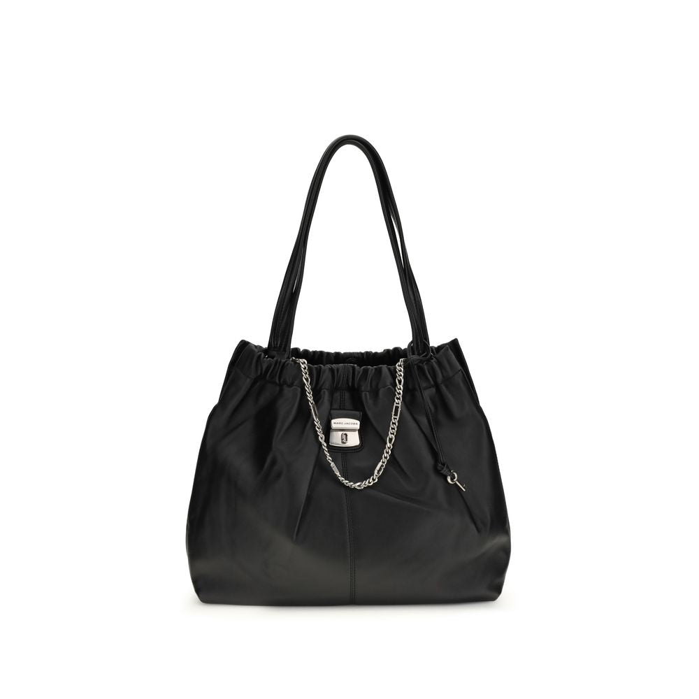 Marc Jacobs Black Calf Leather Bos Taurus Shoulder Bag