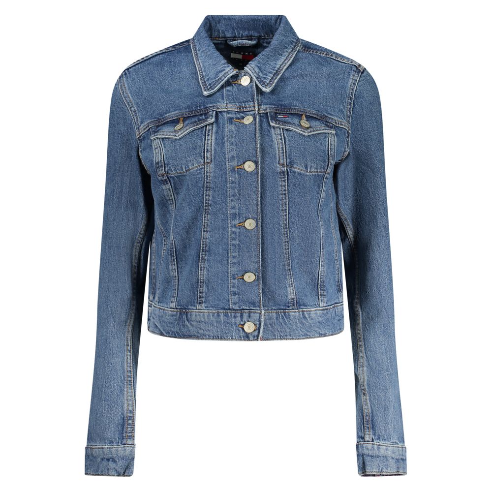 Tommy Hilfiger Blu Cotton Women Jacket